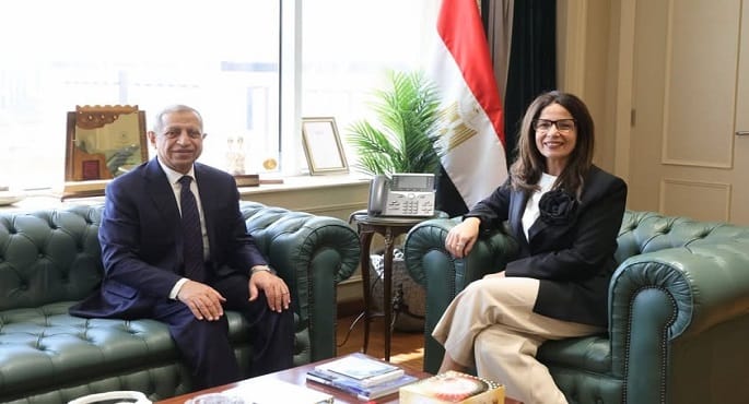 لقاء بين وزيرة الثقافة ورئيس الأكاديمية العربية للعلوم والتكنولوجيا والنقل البحري لبحث تعزيز التعاون.