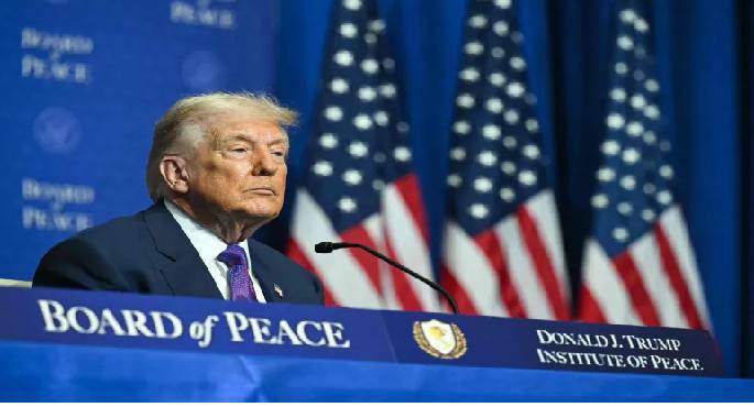 صورة رمزية لاجتماع دولي حول السلام في الشرق الأوسط.