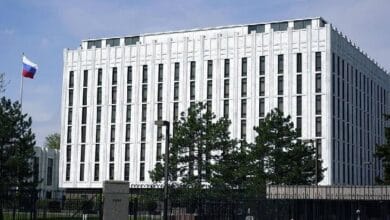 مبنى السفارة الروسية في واشنطن