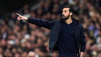 أربيلوا يرد على لابورتا ويشعل الأجواء قبل صدام بنفيكا المرتقب في دوري أبطال أوروبا