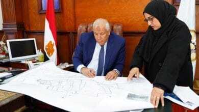محافظ مطروح يعتمد تحديث المخطط الاستراتيجي لمدينة الحمام| صور