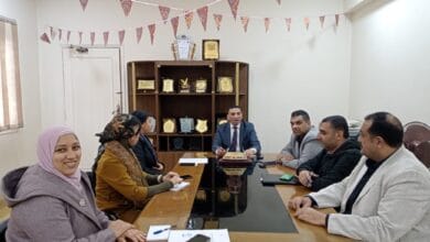 مناقشة خطة «بشبابها» لفعاليات رمضان بالشباب والرياضة بالدقهلية| صور