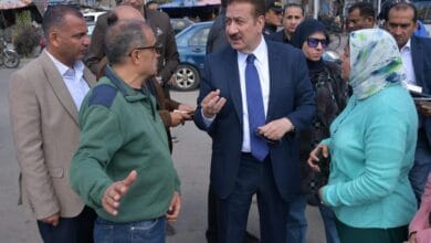 محافظ بورسعيد يأمر بإزالة فورية لمخلفات البناء وتطوير محيط قصر الثقافة| صور