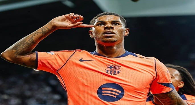 برشلونة يقترب من التوصل لاتفاق لضم راشفورد بشكل دائم