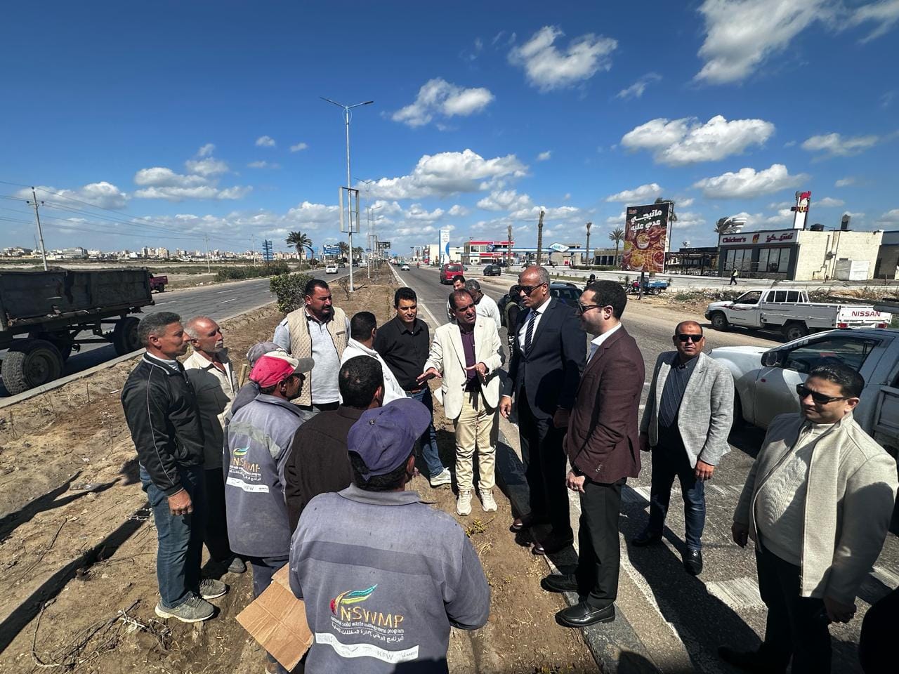 محافظ كفرالشيخ يتفقد تطوير محور «30 يونيو»| صور