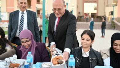 رئيس جامعة سوهاج الأهلية يشارك منسوبي الجامعة على مائدة الإفطار| صور