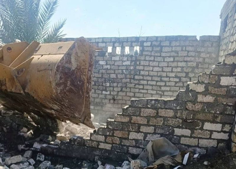 إزالة تعديات على أملاك الدولة والأراضي الزراعية في البحيرة