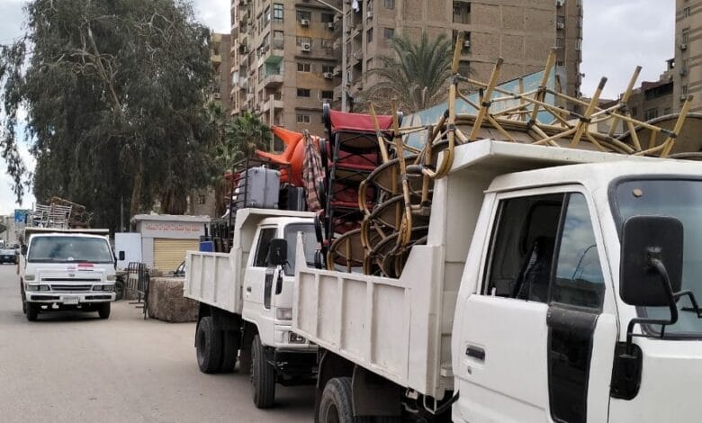 520 حالة إشغال في حملات مكبرة بعدة أحياء بالإسكندرية