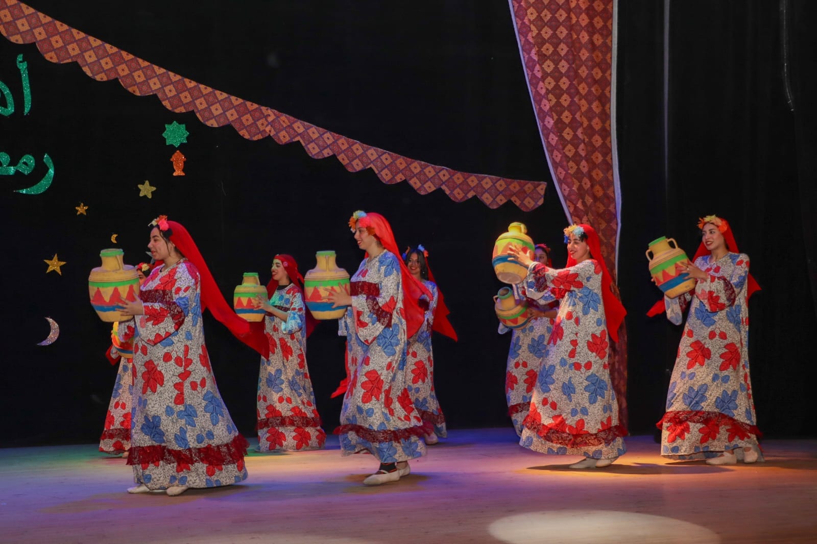 استعراضات شعبية في ليلة رمضانية جديدة على مسرح 23 يوليو بالمحلة