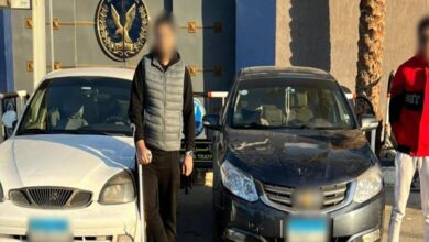 «اختصار الطريق» ينتهى بكسر وإصابات في العاشر من رمضان.. وضبط قائد السيارة