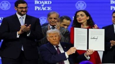 فخامة الرئيس الأمريكي دونالد ترامب يترأس اجتماعًا رفيع المستوى لمجلس السلام الدولي بواشنطن، بحضور ممثلين عن دول متعددة لمناقشة قضايا الشرق الأوسط ومستقبل غزة.