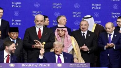 صورة من افتتاح مجلس السلام في واشنطن.