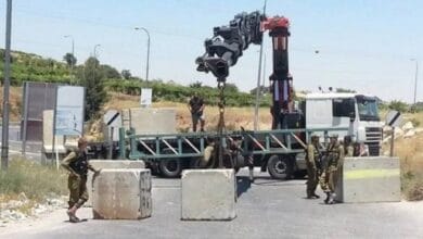 صورة لقوات الاحتلال الإسرائيلي خلال اقتحام بلدة فلسطينية.