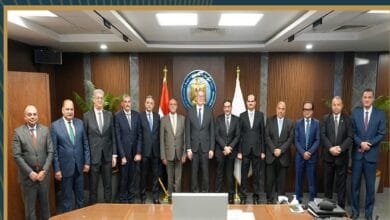 وزير البترول والثروة المعدنية المهندس كريم بدوي خلال اجتماع جمعية عمومية لشركة خدمات البترول البحرية.