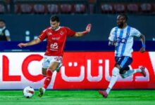 قرار المحكمة الرياضية الدولية بشأن أحقية النادي الأهلي ببطولة الدوري العام ورفض طعن الطرف الآخر.