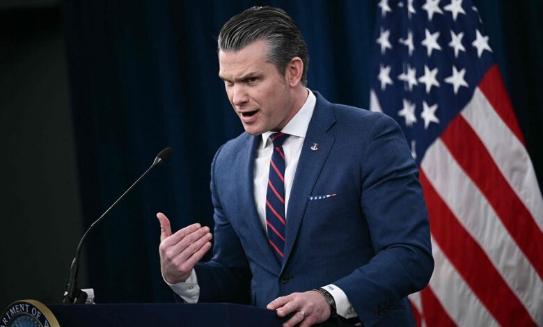 وزير الحرب الأمريكي يؤكد منع إيران من امتلاك السلاح النووي