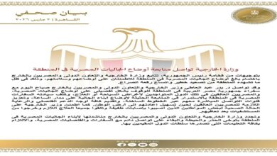 وزارة الخارجية تتابع أوضاع الجاليات المصرية بالمنطقة بتوجيهات رئاسية