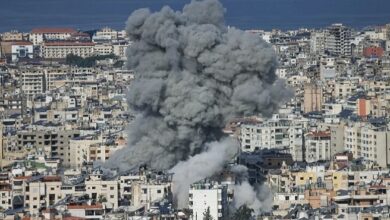 الكيان الصهيوني يشن موجة غارات على الضاحية الجنوبية لبيروت ورد المقاومة بضرب مواقع الاحتلال