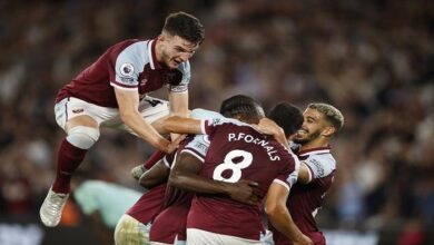ويستهام يخطف فوزاً ثميناً من فولهام في الدوري الإنجليزي الممتاز