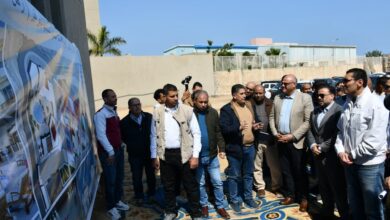 وزير الشباب والرياضة ومحافظ الإسكندرية يتفقدان منتدى أبو قير للشباب