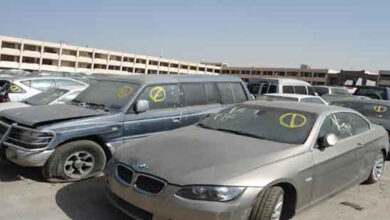 حصيلة 7.7 مليون جنيه من بيع السيارات والبضائع المهملة بجمارك مطار القاهرة