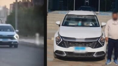 ضبط مالك مصنع لقيادته سيارته عكس الاتجاه في الجيزة