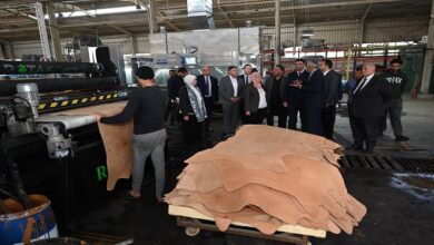وزير الصناعة يتفقد مدينة الجلود بالروبيكي لمتابعة منظومة الإنتاج وتعزيز الصادرات