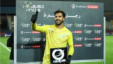 مهدي سليمان أفضل لاعب في مباراة الزمالك والاتحاد السكندري