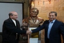 بيت الشعر العربي يحتفي بالشاعر فؤاد حداد بإزاحة الستار عن تمثاله