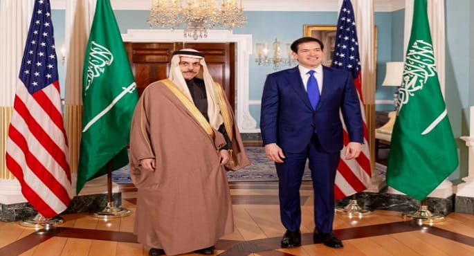 وزيرا خارجية السعودية وأمريكا يبحثان الاعتداءات الإيرانية