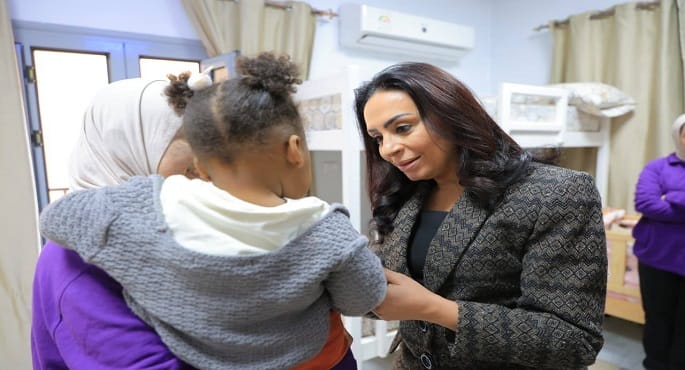 وزيرة التضامن الاجتماعي تتفقد مركز كفالة جمعية الأورمان بالجيزة