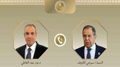 وزير الخارجية يحذر نظيره الروسي من اتساع نطاق الصراع بالشرق الأوسط