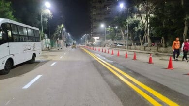 تحويلات مرورية مؤقتة بشارع 26 يوليو بالجيزة لأعمال مشروع المونوريل