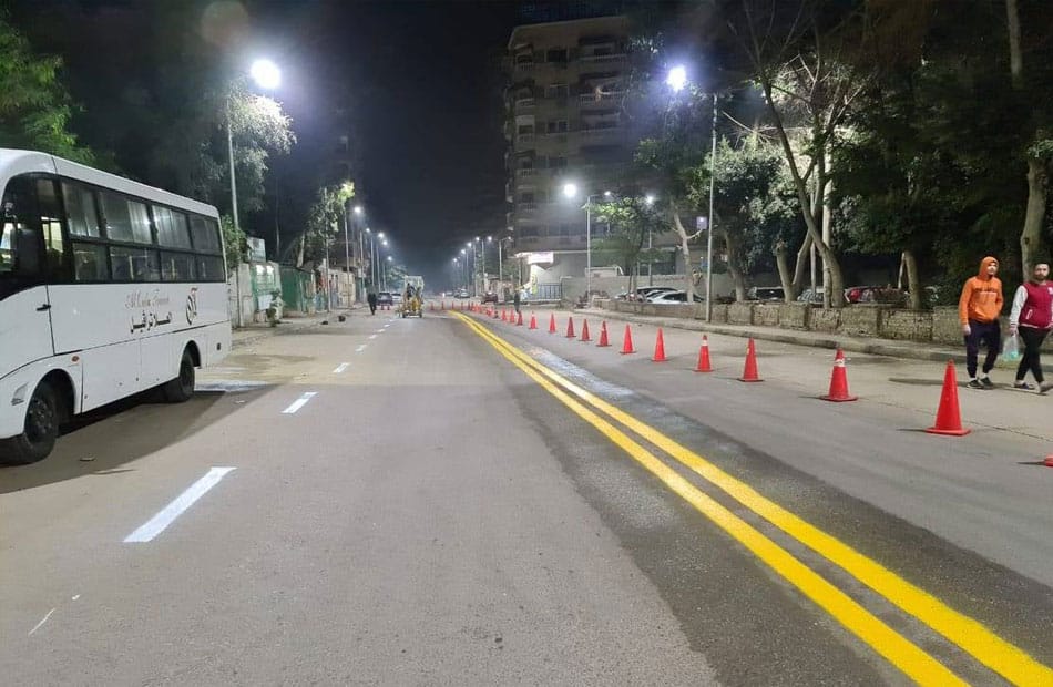 تحويلات مرورية مؤقتة بشارع 26 يوليو بالجيزة لأعمال مشروع المونوريل