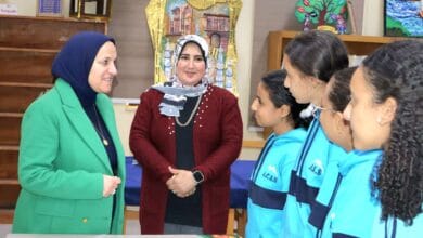 مديرة التعليم بالقاهرة تتابع التصفيات النهائية لمسابقة "أصدقاء المكتبة"