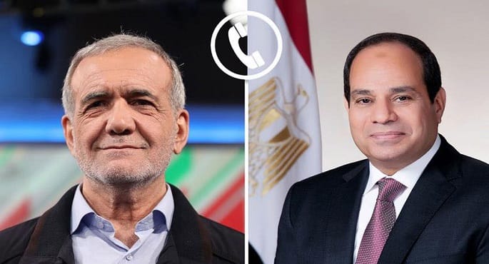 الرئيس السيسي يؤكد إدانة مصر استهداف إيران لدول خليجية وعربية