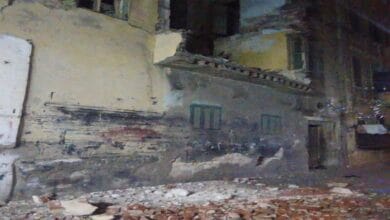 انهيار أجزاء عقار بالإسكندرية يسفر عن إصابة شخصين