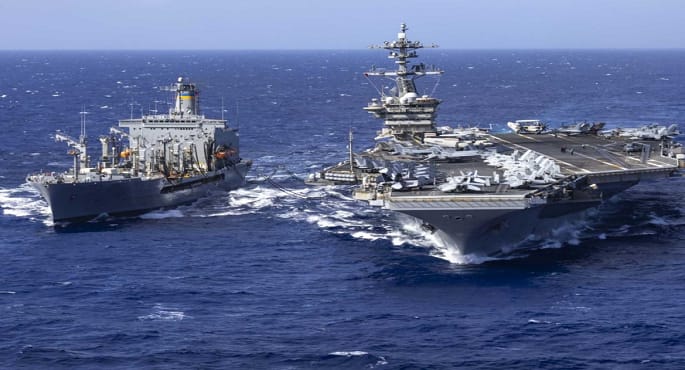 طهران: حاملة الطائرات الأمريكية "أبراهام لينكولن" خرجت عن الخدمة بقوة إيران