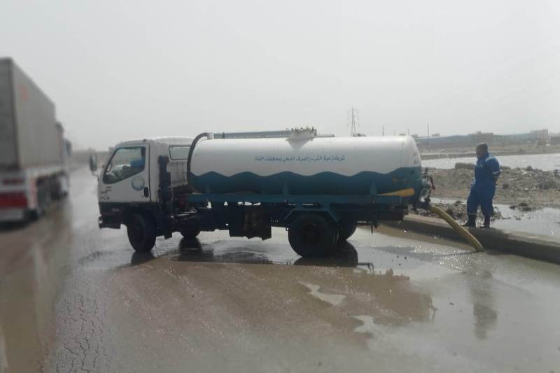 بورسعيد تتجاوز أزمة كسر خط طرد بمصنع سنيمار وتؤمن المرافق الحيوية