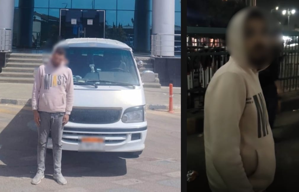 ضبط سائق ميكروباص بدون رخصة إثر مشادة حول التعريفة بالجيزة