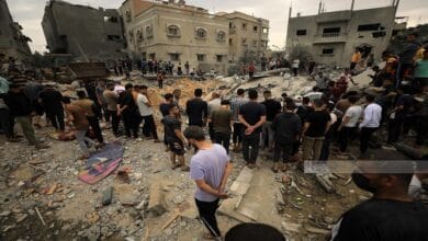 استشهاد 4 فلسطينيين في قصف إسرائيلي على مخيم النصيرات وخان يونس