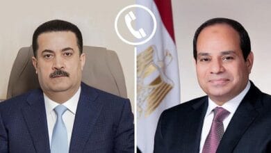 الرئيس السيسي يبحث مع رئيس وزراء العراق مستجدات الأوضاع الإقليمية