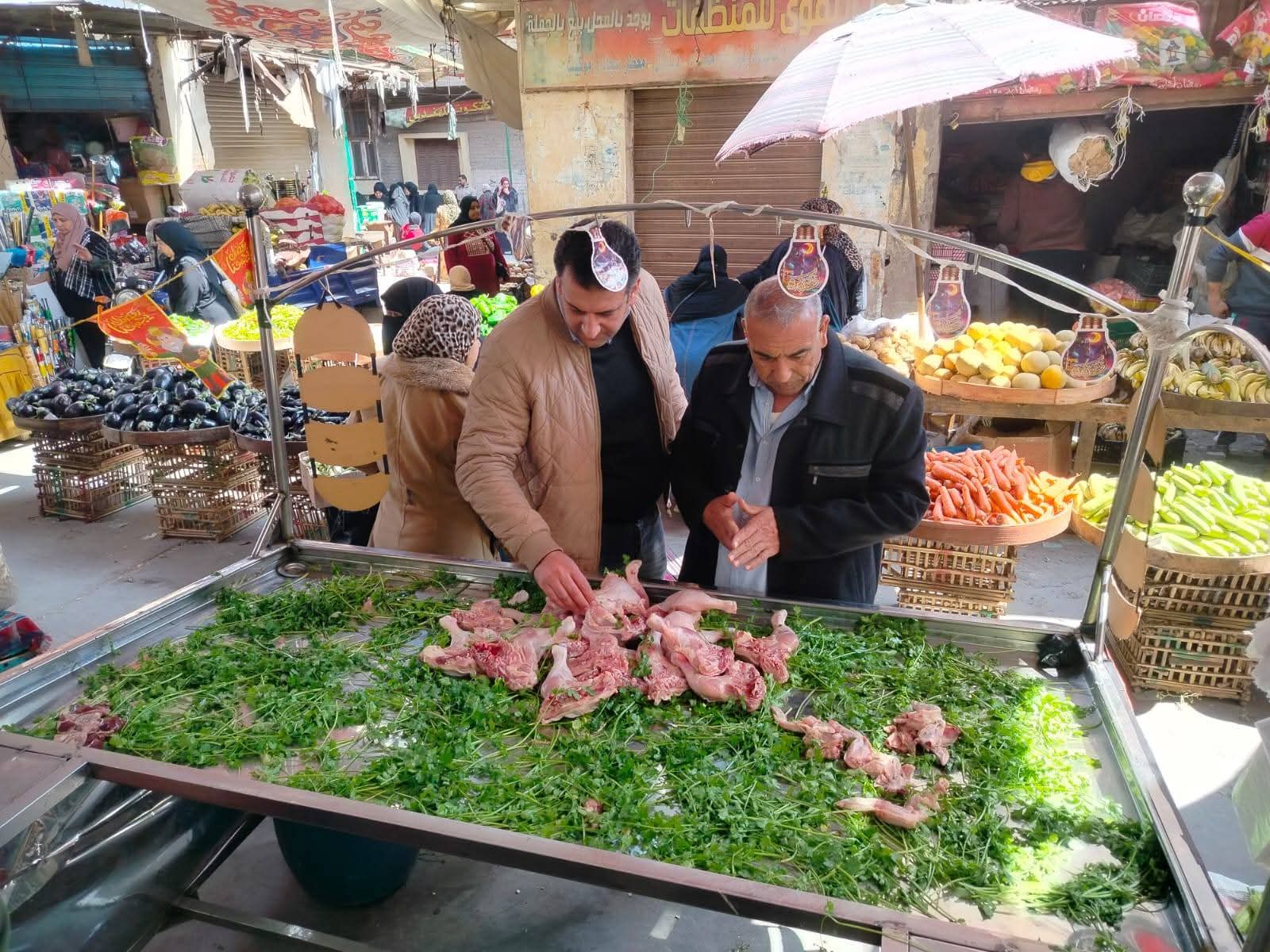 ضبط 604 كيلوجرامات من اللحوم والدواجن والأسماك غير الصالحة للاستهلاك بالغربية