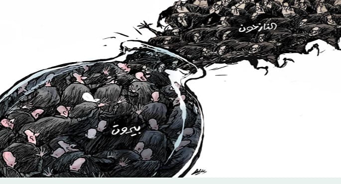 الحرب في لبنان تزيد أزمة النازحين تفاقماً