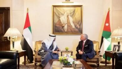 عاهل الأردن ورئيس الإمارات يدعوان لتهدئة شاملة ويؤكدان: العرب لم يبدأوا الحرب