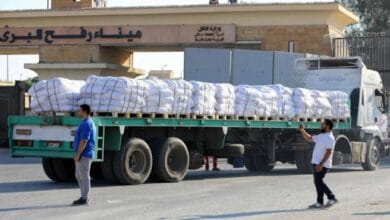 دخول القافلة 158 من مساعدات "زاد العزة" إلى قطاع غزة