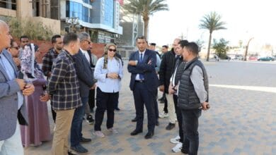 محافظ البحر الأحمر يوجه بتكثيف أعمال النظافة ورفع كفاءة الممشى السياحي بالغردقة