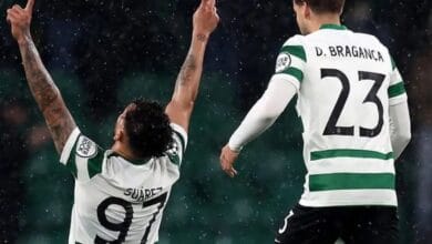 سبورتينج لشبونة يلحق بركب المتأهلين لدور الثمانية بدوري أبطال أوروبا بعد فوز كبير على بودو جليمت