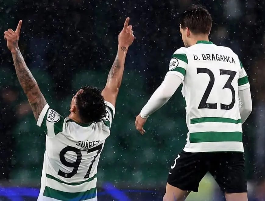 سبورتينج لشبونة يلحق بركب المتأهلين لدور الثمانية بدوري أبطال أوروبا بعد فوز كبير على بودو جليمت