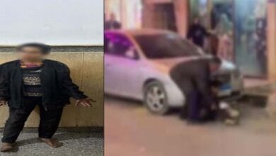 الأجهزة الأمنية تضبط سيدة تلقي الحجارة على السيارات بالإسماعيلية وتكشف سبب تصرفها